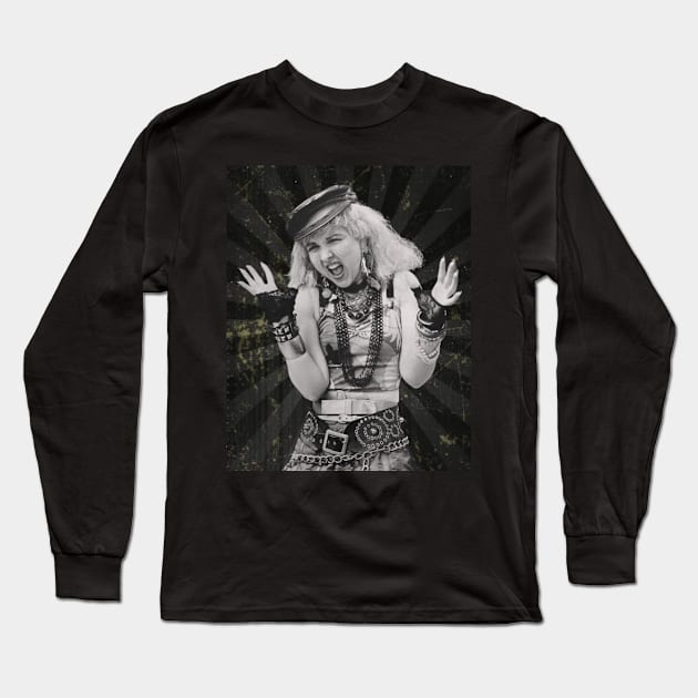 Cyndi Lauper Long Sleeve T-Shirt by KoplakStories